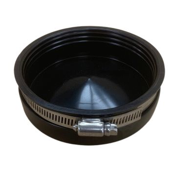 100mm End Cap Rubber Plumb Quick Suit Pvc Galv