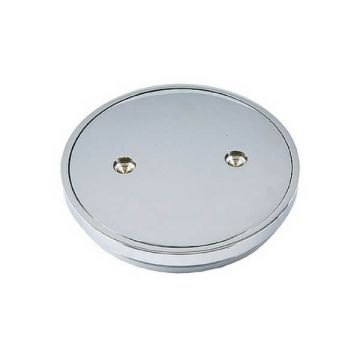 100mm Floor Clean Out Chrome Round Suit Hdpe