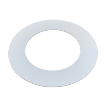 100mm Round Flat PVC Cover Plate White Suit DWV
