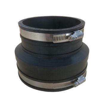 100mm Rubber Plumb Quick Connector Suit EW Clay X Pvc/Gal/CI