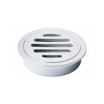 100mm Shower Floor Grate Cp Round Drop In Suit Pvc
