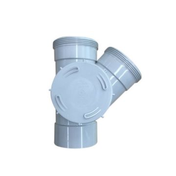 100mm X 45 Deg Right Hand Access Junction Dwv 