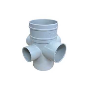 100mm X 50-50-40-40 Riser Junction M&F 4 Way Dwv 