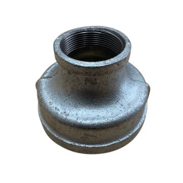 100mm X 50mm Socket Reducing Galvanised Mal  