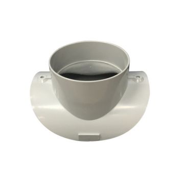 Connects to 100mm Pvc DWV with 90mm socket outlet