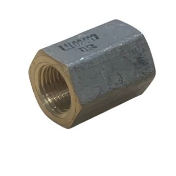 10mm 3/8" Brass Socket Hex F&F