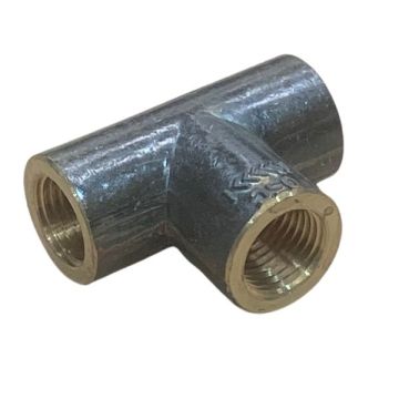 10mm 3/8" Brass Tee