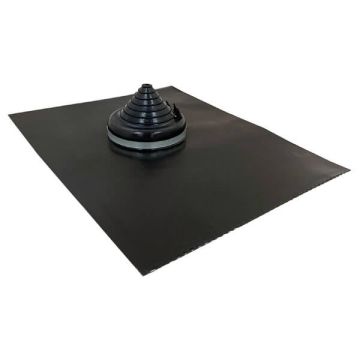 12mm - 125mm Black Leadax Versatile Pipe Flashing VLDXB12-125