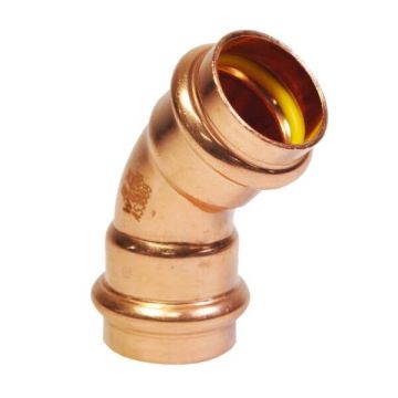 15mm Elbow 45 Deg Gas Copper Press 1/2" 