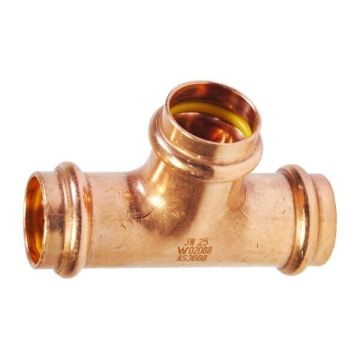 20mm Tee Equal Gas Copper Press