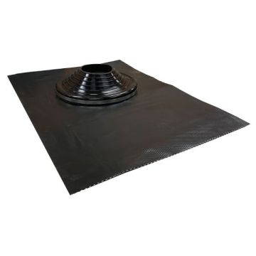 150mm - 300mm Black Leadax Versatile Pipe Flashing VLDXB150-300