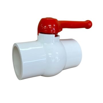100mm 4" PVC Ball Valve Teflon Seat Solvent Weld Lever Handle TBVS100