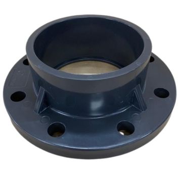 150mm 6" Drilled Flange PVC Pressure Cat 16 Table D/E TF150  