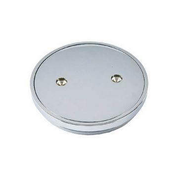 150mm Floor Clear Out Chrome Round Suit PVC FLG27