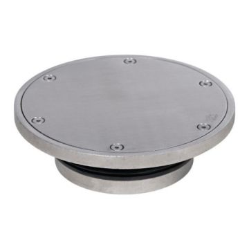 150mm Round Floor Clear Out 316 Stainless Steel FW-150CO-316