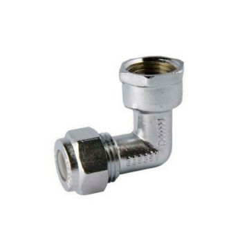 15Fi X 15C 1/2" Nylon Olive Female Elbow Chrome