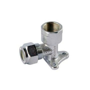 15Fi X 15C 1/2" Nylon Olive Female Elbow Lugged Chrome