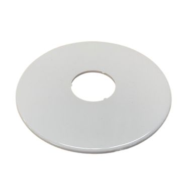 15mm 1/2" BSP Flat Cover Plate White PVC 