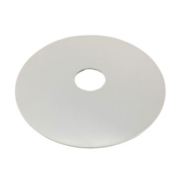 15mm 1/2" BSP X 100mm Flat Cover Plate White PVC