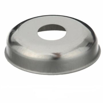 15mm 1/2" BSP X 15mm Rise Cover Plate Stainless  