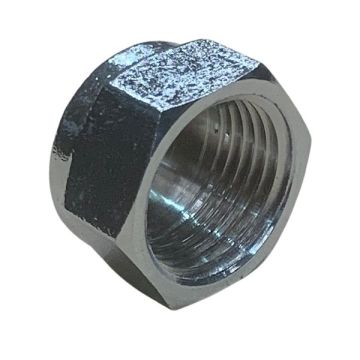 15mm Brass Cap Chrome