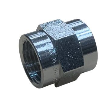 15mm Brass Socket Chrome F&F 
