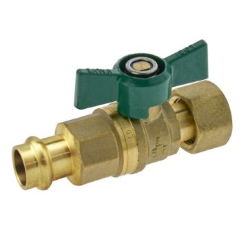 15mm Duo Valve Swivel Nut x Copper Press Logi WDF15SPF