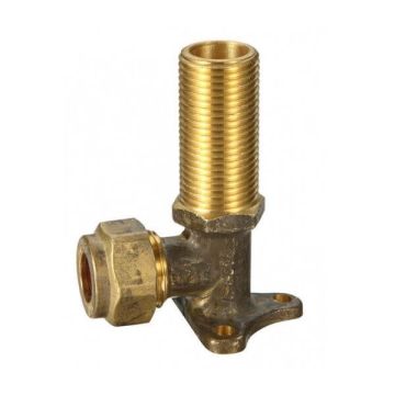 15mm Male BSP X 15C 1/2" Copper Olive Lugged Elbow 19BP Compression