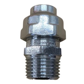 15Mi X 15C Flared Male Union Chrome