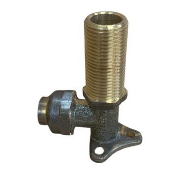 15Mi X 15C 1/2" Flared Male Elbow Lugged  
