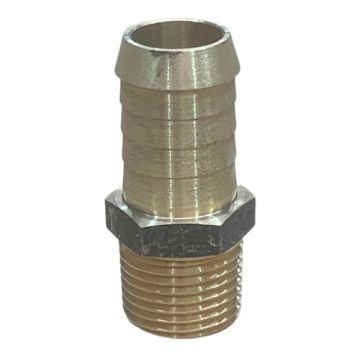 15Mi X 20mm Brass Hose Barb 
