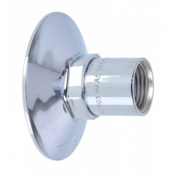 15mm 1/2" X 50mm Brass Bib Extension Chrome M&F BSP