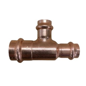20mm X 15mm X 15mm 1/2" Reducing Tee Water Copper Press