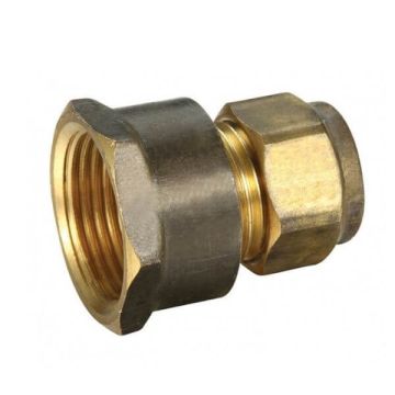 20mm Female BSP X 15C 1/2" Copper Olive Union Compression 
