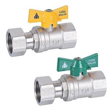 20mm Female Swivel Nut Ball Valve Kit Gas & Water