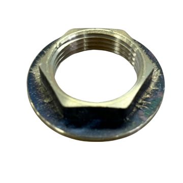 20mm Brass Lock Nut Flanged