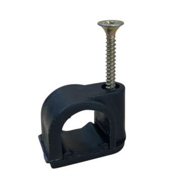 20mm Saddle Clip Pex Pipe Metal Screw Closed