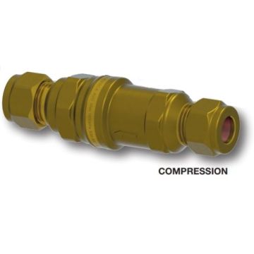 20mm Triset Pressure Limiting Valve 3/4" Olive Compression AVG PLV20C