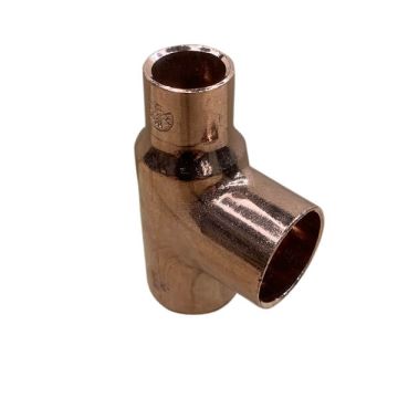 20mm X 15mm 1/2" X 20mm Copper Capillary Tee W26