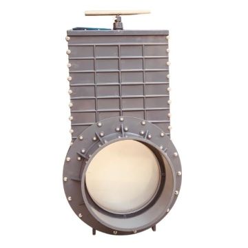 225mm 9" Industrial Sliding Gate Valve Stainless Paddle Suit PVC Pipe (250mm OD) TGVS225