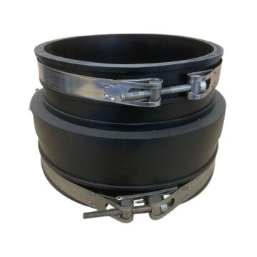 225mm Rubber Plumb Quick Connector Suit EW Clay X Pvc/Gal/CI