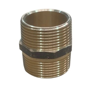 25mm Brass Hex Nipple 