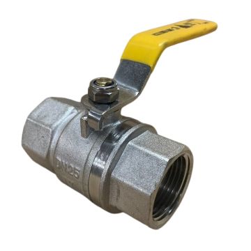 25mm Gas Lever Handle Ball Valve Female AGA Approved 1" BSP GBV25