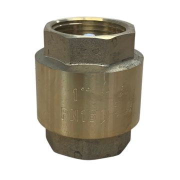 25mm Spring Check Valve Brass Untested 