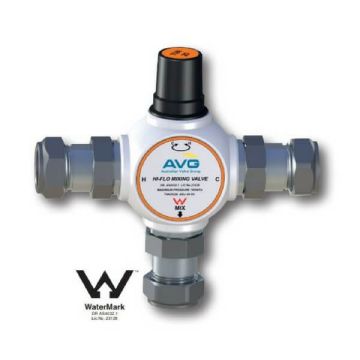 25mm Tempering Valve Hi Flo AVG TVA25HF