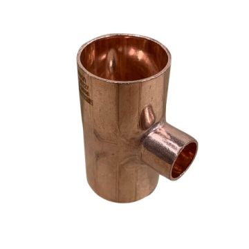 25mm X 15mm 1/2" Copper Capillary Tee W25 