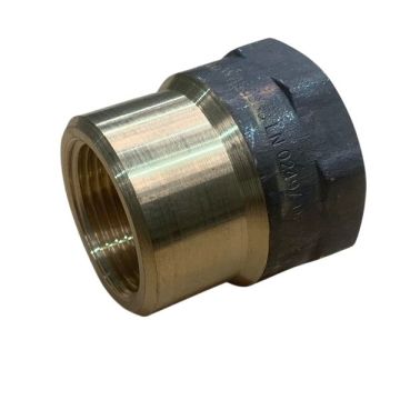 25mm X 20mm Brass Socket Hex F&F