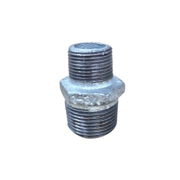 25mm X 20mm Galvanised Hex Nipple Reducing