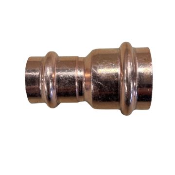 25mm x 20mm Socket Reducer Solar High Temp Water Copper Press