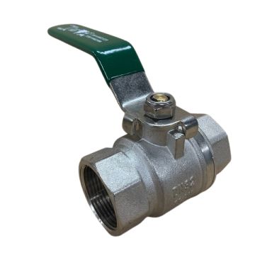 32mm Ball Valve Lever Handle Female Gas Water Approved 1-1/4" BSP W32FLF